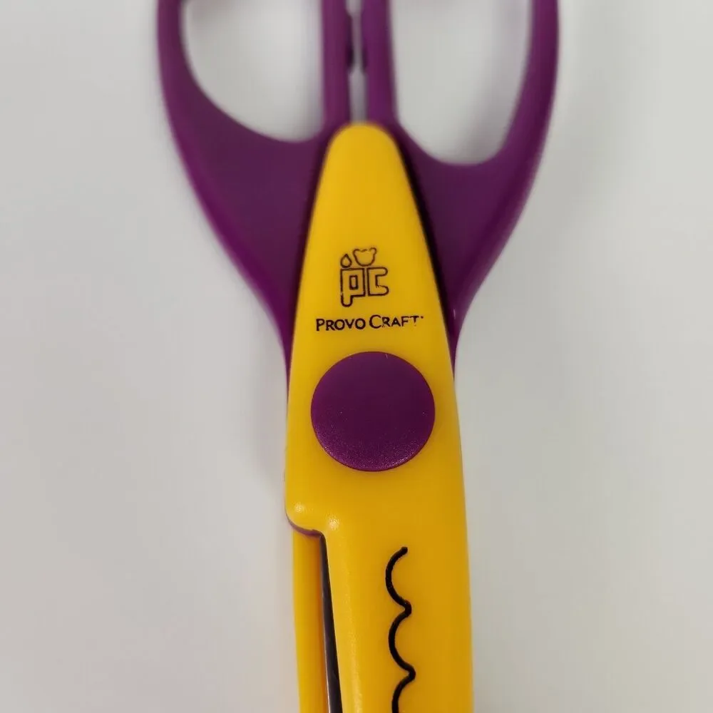 9 Fiskars Provo Crafts Decorative Edge Scissors Lot 15 Scrapbooking Paper Border